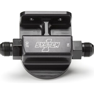 System One - 223-90008-12B - Billet Remote Oil Filter Mount 12an RH Port