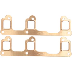 SCE Gaskets - 4472 - Buick 231 V6 Pro Copper Exhaust Gaskets - Pro Copper - 1.075 x 1.500 in Stock Port - Stage 1 Heads - Copper - Buick V6