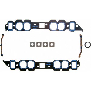 Fel-Pro - 1212 S-3 - Intake Manifold Gasket - 0.065 in Thick - 1.820 x 2.050 in Oval Port - BBC