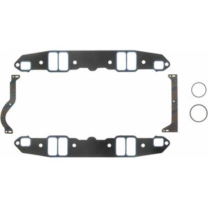 Fel-Pro - 1213 - Intake Manifold Gasket - 0.060 in Thick - Composite - 1.160 x 2.270 in Rect Port - SBM