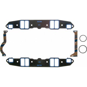 Fel-Pro - 1213 S-3 - Intake Manifold Gasket - 0.065 in Thick - 1.160 x 2.270 in Rect Port - SBM