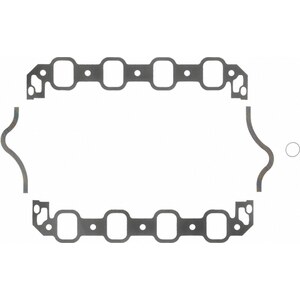 Fel-Pro - 1221-5 - Intake Manifold Gasket - 0.120 in Thick - Composite - 1.820 x 2.450 in Rect Port - BBF