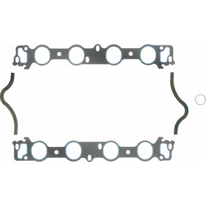 Fel-Pro - 1230 - Intake Manifold Gasket - 0.060 in Thick - Composite - 1.980 x 2.260 in Oval Port - BBF