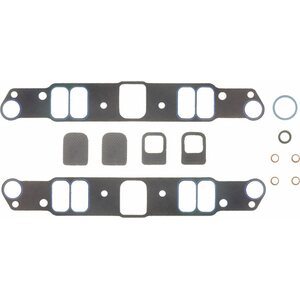 Fel-Pro - 1233 - Intake Manifold Gasket - Pintoseal - 0.060 in Thick - Composite - 1.180 x 2.200 in Rect Port - Pontiac V8