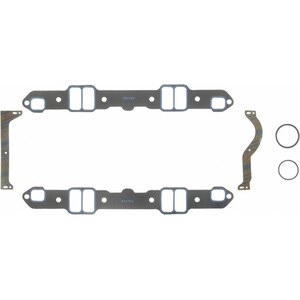 Fel-Pro - 1243 - Intake Manifold Gasket - 0.060 in Thick - Composite - 1.050 x 2.080 in Rect Port - SBM