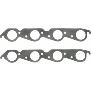 Fel-Pro - 1411 - BB Chevy Exhaust Gaskets Stock Aluminum Heads - 1.940 in Round Port - Steel Core Laminate - Big Block Chevy