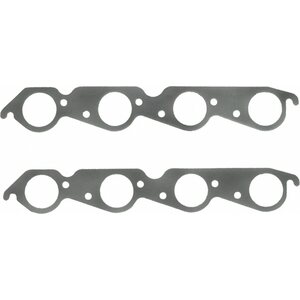 Fel-Pro - 1412 - BB Chevy Exhaust Gaskets ROUND LARGE RACE PORTS - 2.130 in Round Port - Steel Core Laminate - Big Block Chevy