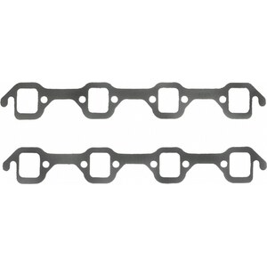 Fel-Pro - 1415 - SB Ford Exhaust Gaskets 260-289. 1962-1993 - 1.250 x 1.480 in Rectangular Port - Steel Core Laminate - Small Block Ford
