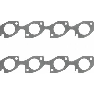 Fel-Pro - 1456 - Exhaust Gasket - SBC Round Port 1.92 - 1.920 in Round Port - Steel Core Laminate - Small Block Chevy