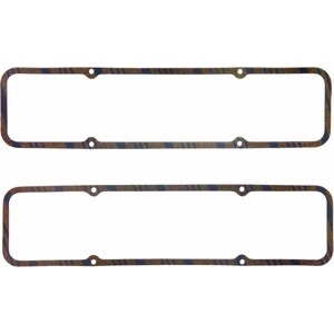 Fel-Pro - 1604 - Valve Cover Gasket - 0.313 in Thick - Steel Core Cork / Rubber Laminate - SBC