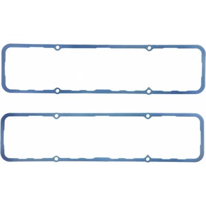 Fel-Pro - FEL1628B - Valve Cover Gasket - 0.250 in Thick - Steel Core Silicone Rubber - SBC - Set of 10