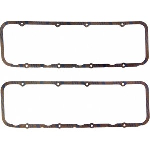 Fel-Pro - 1634 - Valve Cover Gasket - 0.250 in Thick - Steel Core Cork / Rubber Laminate - BBC