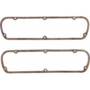 Fel-Pro - 1645 - Valve Cover Gasket - 0.313 in Thick - Steel Core Cork / Rubber Laminate - SBF