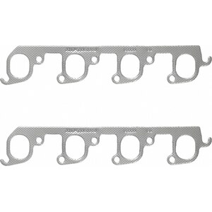 Fel-Pro - MS 90526 - Exhaust Manifold Gasket Set Ford 351C/351M/400 - 1.470 x 1.870 in Oval Port - Composite - Ford Cleveland / Modified