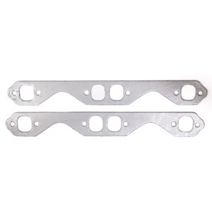 Remflex - 2006 - Exhaust Gaskets SBC Stock Square Port - 1.375 x 1.500 in Rectangular Port - Graphite - Small Block Chevy