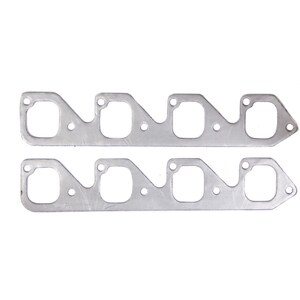 Remflex - 3007 - Exhaust Gaskets Ford 351C 4bbl - 1.937 x 2.156 in Rectangular Port - Graphite - Ford Cleveland / Modified