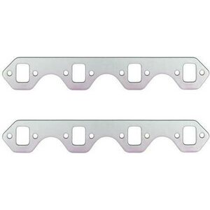 Remflex - 3039 - Exhaust Gasket Set SBF 289-351W - 1.438 x 1.625 in Square Port - Graphite - 3 in Bolt Spacing - Small Block Ford