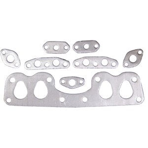 Remflex - 7002 - Exhaust Gaskets Toyota 2.4L 22RE - 1.343 x 1.781 in Egg Shaped Port - Graphite - Toyota 4-Cylinder