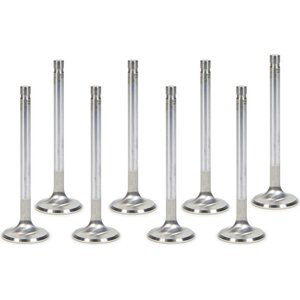 Manley Street Master - 1.560 in Head - 0.3415 in 4.911 in Long - Stainless - Small Block Chevy - Set of 8