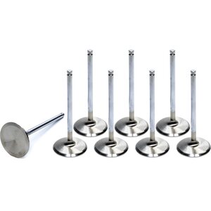Manley 2.100 in Head - 0.313 in 5.035 in Long - Stainless - Small Block Chevy - Set of 8 Fits AFR Heads