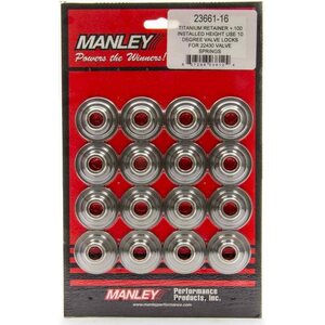 Manley - 23553-16 - L/W 10 Deg Titanium Retainers +.100