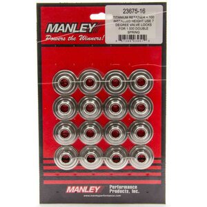Manley - 23619-16 - 10 Degree Titanium Valve Spring Retainers