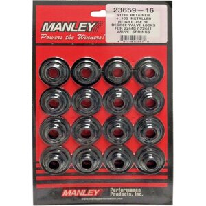 Manley - 23659-16 - 1.550 10-Degree Valve Spring Retainers - Steel