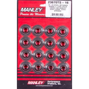 Manley - 23670TS-16 - Super 7 H-13 Lwt Valve Spring Retainers