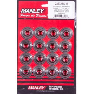 Manley - 23672TS-16 - Super 7 H-13 Lwt Valve Spring Retainers