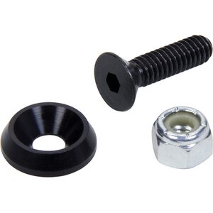 Allstar Performance - 18629 - Countersunk Bolts 1/4in w/ 3/4in Washer Blk 10pk