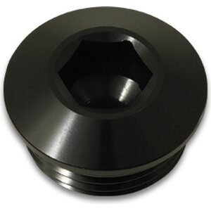 Vibrant Performance - 10992 - Low Profile Orb Port Plug -6An Black