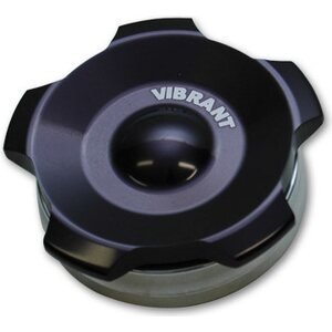 Vibrant Performance - 11291 - Black Alum Fill Cap W/ Alum. Weld Bung 2in