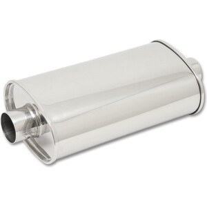 Vibrant Performance - 1132 - Streetpower Oval Muffler 2.75in inlet/Outlet