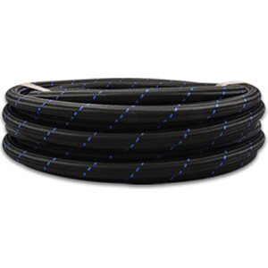 Vibrant Performance - 11964B - 10Ft Roll -4 Black Blue Nylon Braided Flex Hose