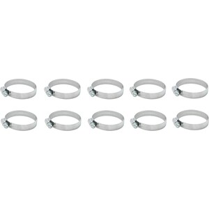 Vibrant Performance - 12153 - Stainless Worm Gear Clamps 1.30in To 2.16in 10 Pack