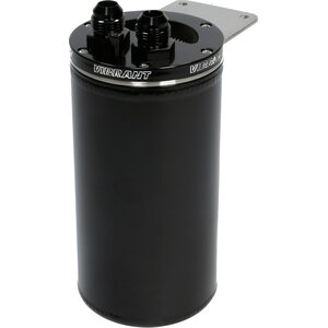 Vibrant Performance - 12695 - Universal Catch Can Black 2x -10AN Fittings