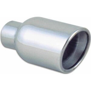 Vibrant Performance - 1303 - 4in Round Stainless Stee L Tip Double Wall Angle