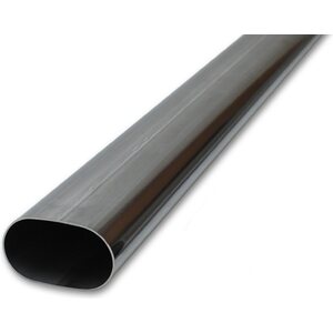 Vibrant Performance - 13182 - Stainless Oval 3in Tubing 5Ft Long