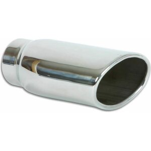 Vibrant Performance - 1406 - 4.5in X 3in Oval Stainless Steel Tip Single Wall