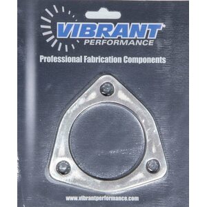 Vibrant Performance - 1482S - 3-Bolt Stainless Steel Exhaust Flange 2.5in