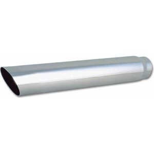 Vibrant Performance - 1554 - 3.5in Round Stainless Steel Tip Single Wall Ang