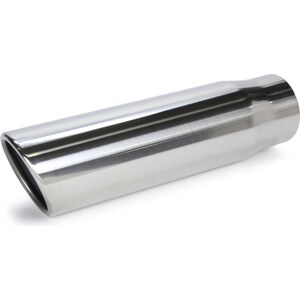 Vibrant Performance - 1575 - 3in Round Stainless Stee L Tip Single Wall Angle