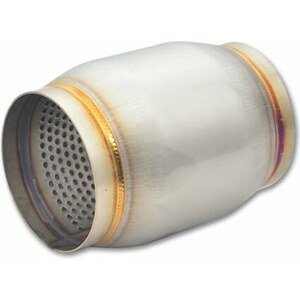 Vibrant Performance - 17695 - Stainless Steel Race Muffler 3in inlet/Outlet