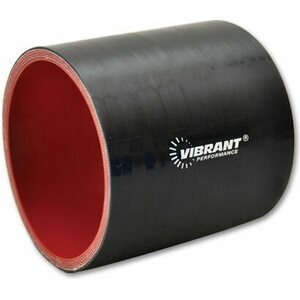 Vibrant Performance - 2706 - 2in Id X 3in Long Silicn Straight Hose Black