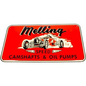 Melling - 1950 - 1950 Nostalgic Metal Sign - Red (Race Car)