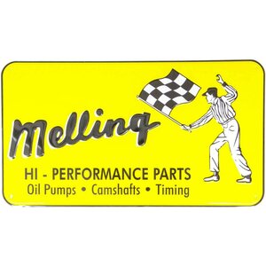 Melling - 1960 - 1960 Nostalgic Metal Sign - Yellow (Flag Man)