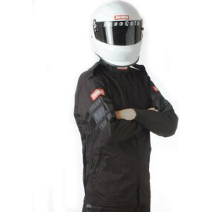 RaceQuip - 111000RQP - Black Jacket Single Layr 5X-Large