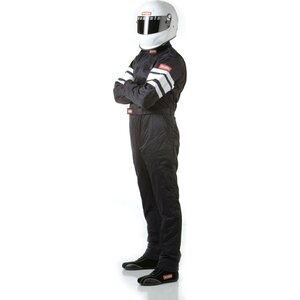 RaceQuip - 120004RQP - Black Suit Multi Layer Med-Tall