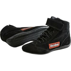 RaceQuip - 30300080RQP - Shoe Mid-Top Black Size 8  SFI