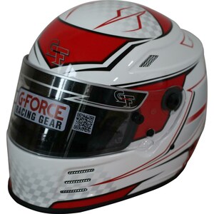 G-Force - 13005XLGRD - HELMET REVO GRAPHICS XLG RED SA2020